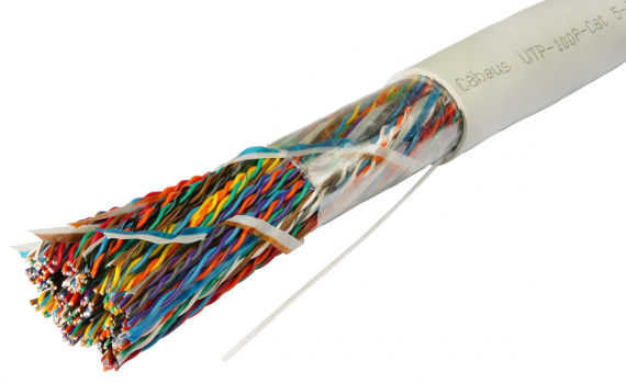 Фотография товара 'Cabeus UTP-100P-Cat.5-IN-LSZH Кабель витая пара UTP (U/UTP), категория 5'