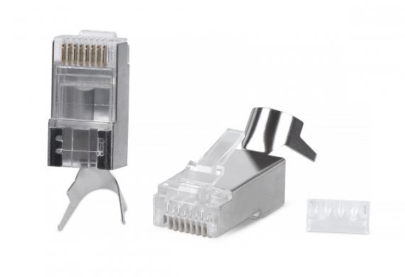 Фотография товара 'Cabeus 8P8C-SH-C6(1.35)-TWP Коннектор RJ-45(8P8C) под витую пару, категория 6'