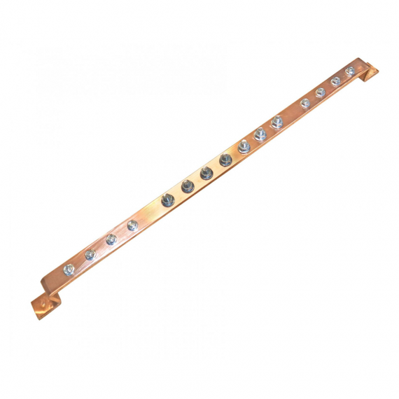 Фотография товара 'Cabeus CBG-PE-3.25-11 Шина PE медная 3х25 мм на 11 присоединений'