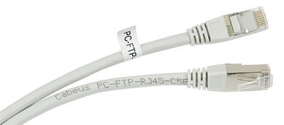 Фотография товара 'Cabeus Патч-корд FTP, категория 5е, 2 м, экранированный PC-FTP-RJ45-Cat.5e-2m'