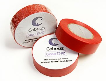 Фотография товара 'Cabeus Изоляционная лента 13 мм ET-RD'