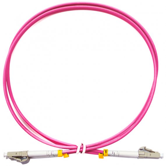 Фотография товара 'Cabeus FOP-50-OM4-LC-LC-0,5m Шнур оптический duplex LC-LC 50/125 mm OM4'