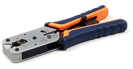 Фотография товара 'Cabeus Инструмент обжимной для RJ-45, профессиональный HT-L2182R'