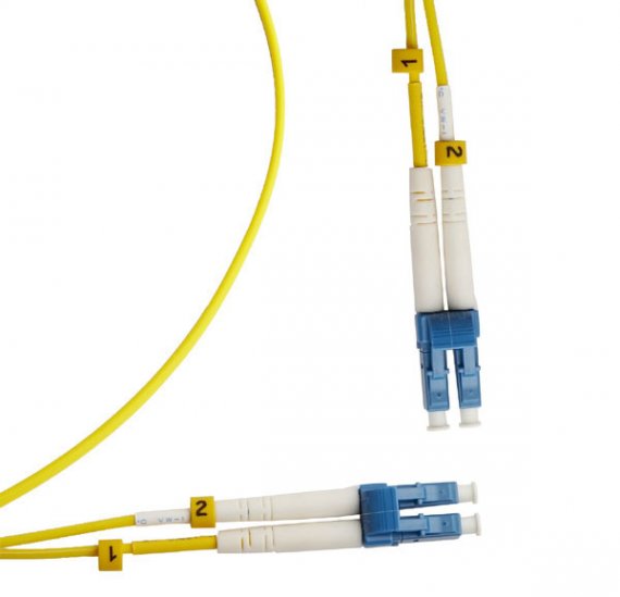 Фотография товара 'Cabeus Шнур оптический duplex LC-LC 9/125 sm FOP(d)-9-LC-LC-25m'