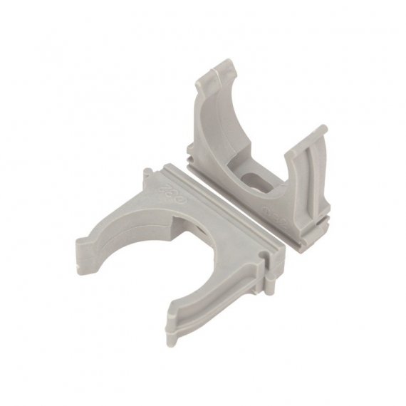 Фотография товара 'Cabeus CF32-GY Крепеж-клипса для труб д.32мм, цвет серый'