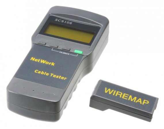 Фотография товара 'Cabeus Тестер для витой пары c LCD дисплеем CT-LCD-RJ45'