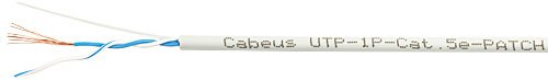 Фотография товара 'Cabeus Кабель витая пара (UTP), категория 5, 1 пара (24 AWG) UTP-1P-Cat.5e-PATCH'