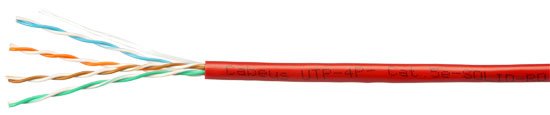 Фотография товара 'Cabeus Кабель витая пара UTP (U/UTP), категория 5e UTP-4P-Cat.5e-SOLID-RD'