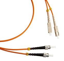 Фотография товара 'Cabeus Шнур оптический duplex SC-ST 50/125 mm OM3 FOP-50-SC-ST-1,5m'