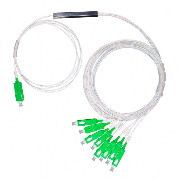 Фотография товара 'Cabeus FCT-PLC-1/8-9-SC/A-1.5-0.9 Разветвитель планарный 1х8 оконцованный SC/APC 9/125'