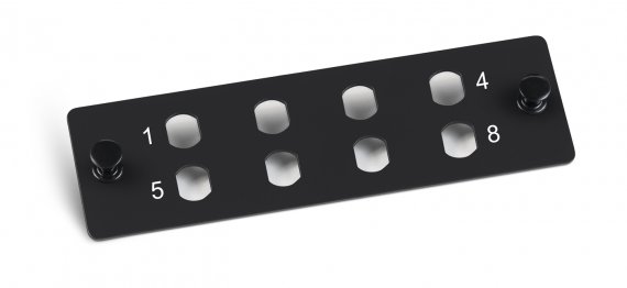 Фотография товара 'Cabeus FO-FP-8ST-BK Адаптерная панель на 8 ST(FC)'