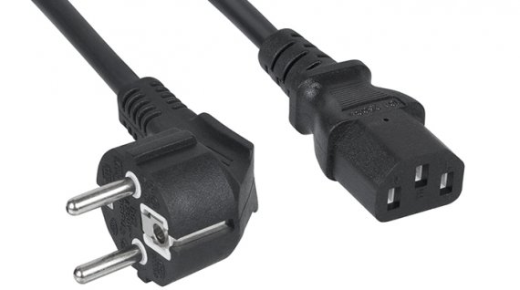 Фотография товара 'Cabeus Кабель питания компьютера PC-186-VDE-0.6M'