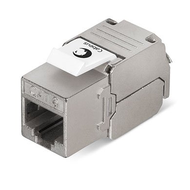 Фотография товара 'Cabeus Вставка Keystone Jack RJ-45(8P8C) KJ-RJ45-Cat.6-SH-180-Toolless'