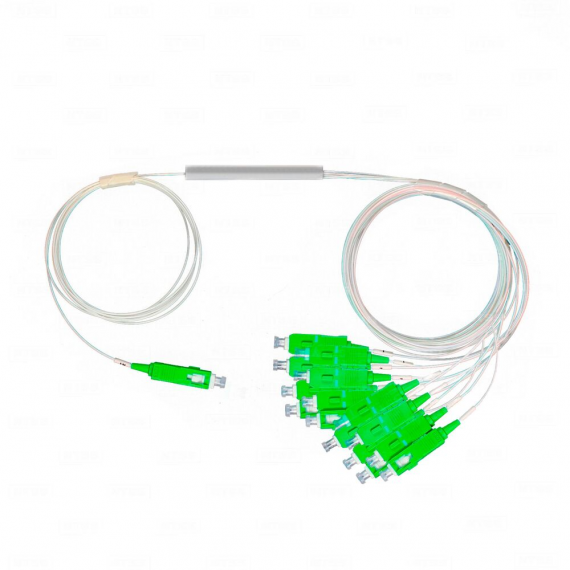 Фотография товара 'Cabeus FCT-PLC-1/16-9-SC/A-1.5-0.9 Разветвитель планарный 1х16 оконцованный SC/APC 9/125'