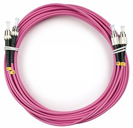 Фотография товара 'Cabeus Шнур оптический duplex FC-ST 50/125 mm OM4 5м FOP-50-OM4-FC-ST-5m'