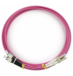 Фотография товара 'Cabeus Шнур оптический duplex LC-FC 50/125 mm FOP-50-OM4-LC-FC-2m'