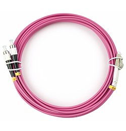 Фотография товара 'Cabeus Шнур оптический duplex LC-FC 50/125 mm FOP-50-OM4-LC-FC-5m'