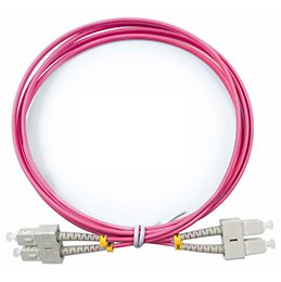 Фотография товара 'Cabeus Шнур оптический duplex SC-SC 50/125 mm FOP-50-OM4-SC-SC-1,5m'