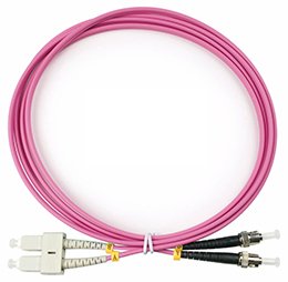 Фотография товара 'Cabeus Шнур оптический duplex SC-ST 50/125 mm FOP-50-OM4-SC-ST-2m'