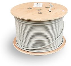 Фотография товара 'Cabeus Кабель витая пара экранированная FTP (F/UTP), категория 6 FTP-4P-Cat.6-SOLID-GY'