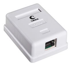 Фотография товара 'Cabeus Розетка компьютерная RJ-45 WS-8P8C-Cat.5e-SH-1'