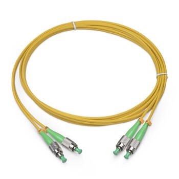 Фотография товара 'Cabeus Шнур оптический duplex FC/APC-FC/APC 9/125 sm LSZH, FOP(d)-9-FC/APC-FC/APC-3m'