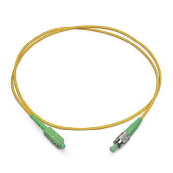 Фотография товара 'Cabeus Шнур оптический simplex FC/APC-SC/APC 9/125 sm 1,5м LSZH, FOP(s)-9-FC/APC-SC/APC-1,5m'