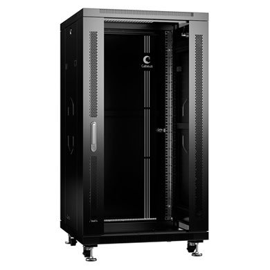 Фотография товара 'Cabeus Шкаф телекоммуникационный 19 напольный 22U SH-05C-22U60/100-BK'