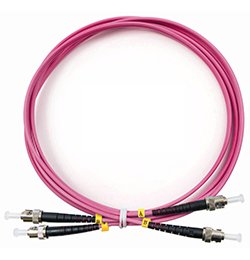 Фотография товара 'Cabeus Шнур оптический duplex ST-ST 50/125 mm OM4 LSZH, FOP-50-OM4-ST-ST-1,5m'