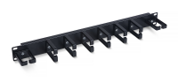 Cabeus JB08-1U-PR-BK Кабельный органайзер горизонтальный 19" 1U