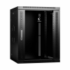 Cabeus SH-05F-15U60/35-R-BK Шкаф телекоммуникационный настенный разобранный 19" 15U 600x350x769mm
