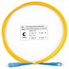 Cabeus FOP(s)-9-SC-SC-0,5m Шнур оптический simplex SC-SC 9/125 sm
