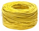 Cabeus UTP-4P-Cat.5e-SOLID-YL Кабель витая пара UTP (U/UTP), категория 5e
