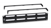 Cabeus PL2-48-Cat.5e-Dual IDC Патч-панель 19" (2U), 48 портов RJ-45, категория 5e