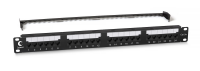 Cabeus PL2-24-Cat.5e-Dual IDC Патч-панель 19" (1U), 24 порта RJ-45