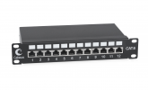 Cabeus PL-12-Cat.6 10"-SH-Dual IDC Патч-панель 10", установочный размер 236 мм