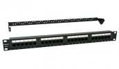 Cabeus Патч-панель 19 (1U), 24 портов RJ-45 PL-24-Cat.6-Dual