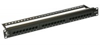 Cabeus Патч-панель 19 (1U), 24 портов RJ-45 PL-24-Cat.6A-Dual