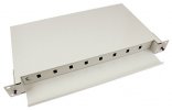 Cabeus Кросс бокс оптический 19 на 8 SC (LC duplex) со сплайс пластиной, выдвижной ODF-19-8-SC