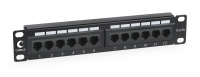 Cabeus PL-12-Cat.5e 10"-Dual IDC Патч-панель 10", установочный размер 236 мм