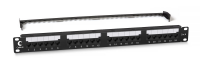 Cabeus PL2-24-Cat.6-Dual IDC Патч-панель 19" (1U), 24 порта RJ-45, категория 6