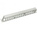 Cabeus Кабельный органайзер 19 1U с крышкой JB07-1U-GY
