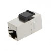 Cabeus Проходной адаптер формата Keystone, RJ45-RJ45 CA-KJ-8p8c-C6-SH
