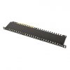 Cabeus Патч-панель высокой плотности 19 (0,5U), 24 порта RJ-45 PLHD-24-Cat.5e-SH-Dual-0,5U
