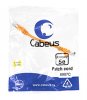Cabeus Патч-корд UTP, категория 5e, 0.15 м PC-UTP-RJ45-Cat.5e-0.15m-OR-LSZH