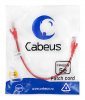 Cabeus Патч-корд UTP, категория 5e, 0.3 м PC-UTP-RJ45-Cat.5e-0.3m-RD