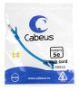Cabeus Патч-корд UTP, категория 5e, 0.15 м, неэкранированный PC-UTP-RJ45-Cat.5e-0.15m-BL
