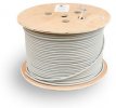 Cabeus Кабель витая пара экранированная FTP (F/UTP), категория 6 FTP-4P-Cat.6-SOLID-GY