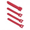 Cabeus Хомут для кабеля, липучка с мягкой застежкой CLAMP-125-RD