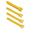 Cabeus Хомут для кабеля, липучка с мягкой застежкой CLAMP-135-YL